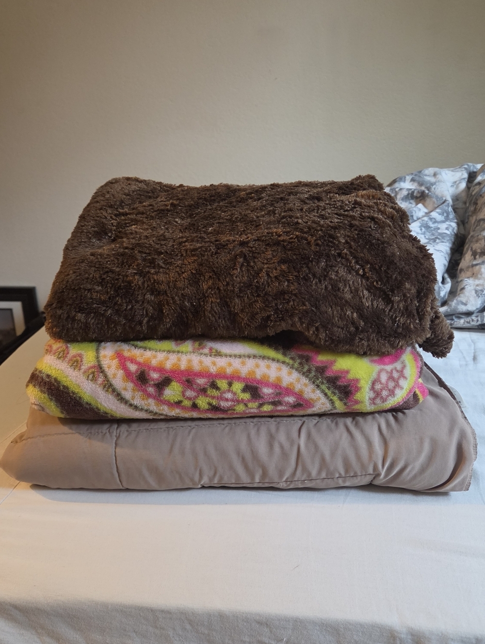 Two Small Throw Blankets